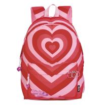 Ученическа раница Unkeeper Tiktoking Around, Сърце - Червено