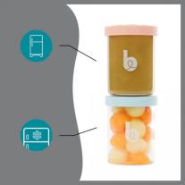 Комплект Стъклени купички за храна Babymoov ISY Bowls 6 броя по 250 мл и 3 броя по 120 мл