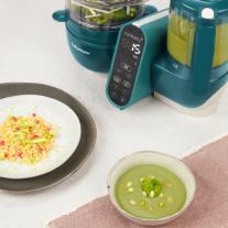 Уред за готвене на пара Nutribaby Plus Opal Green Babymoov