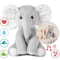 Прекрасна пухкава играчка със звуци Cloud b Elliot Elephant On The Go