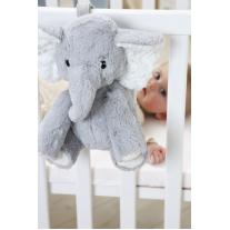 Прекрасна пухкава играчка със звуци Cloud b Elliot Elephant On The Go