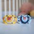 Ортодонтични залъгалки Tommee Tippee FUN FRIENDS силиконов биберон 6-18м Забавна декорация