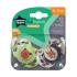 Ортодонтични залъгалки Tommee Tippee FUN FRIENDS силиконов биберон 6-18м Забавна декорация