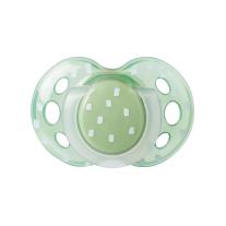 Ортодонтични залъгалки Tommee Tippee NIGHT TIME със светеща в тъмното дръжка 18-36м Синя и зелена с декор звезда