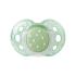 Ортодонтични залъгалки Tommee Tippee NIGHT TIME със светеща в тъмното дръжка 18-36м Синя и зелена с декор звезда