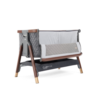 Бебешко сгъваемо легло Tutti Bambini CoZee® LUXE WALNUT/SLATE