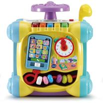 Интерактивна играчка, Vtech, Музикален образователен куб, 21.5 x 21.5 x 24 cm Интерактивна играчка, Vtech, Музикален образователен куб, 21.5 x 21.5 x 24 cm