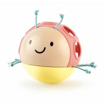 Бебешка дрънкалка, Hape, Калинка, 9 х 9 х 9 см