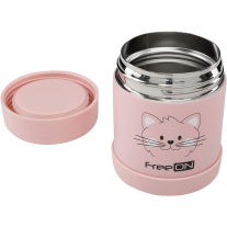 Термо контейнер за храна Freeon - 350 ml, розов