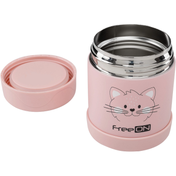 Термо контейнер за храна Freeon - 350 ml, розов