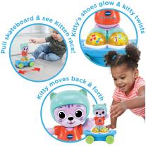 Интерактивна играчка, Vtech, Коте на скейтборд, 8 x 16 x 18 cm