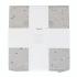 Сгъваем кош за съхранение 3sprouts Terrazzo Gray Recycled Fabric