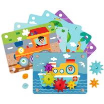 Игра, Оцвети със зъбни колела Tooky Toy