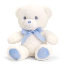 Keeleco, Екологична играчка, Бебешко мече с панделка, 20 см, Keel Toys