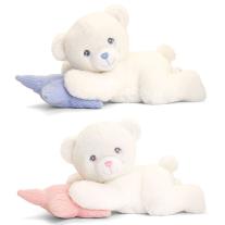 Keeleco, Екологична играчка, Бебешко мече, легнало, 20 см, Keel Toys