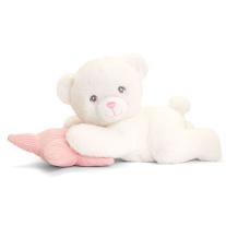 Keeleco, Екологична играчка, Бебешко мече, легнало, 20 см, Keel Toys