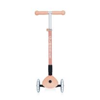 Еко тротинетка за деца Globber Primo Foldable Lights Eco Праскова