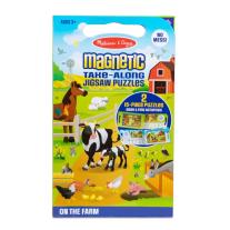 Преносим магнитен пъзел Melissa & Doug Във фермата 