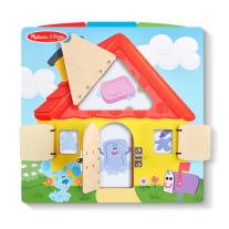 Дървена дъска за активности с повдигане на капаците - Melissa & Doug