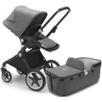 Бебешка количка Bugaboo Lynx, сеник GREY MELANGE. шаси Black. GREY MELANGE Изложена