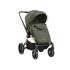 Комбинирана количка 2в1 с кош за новородено KIKKA BOO Kara Army Green