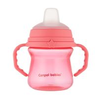 Неразливаща се чаша Canpol babies, FirstCup, 150 мл., 6м+, розова