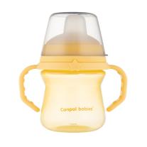 Неразливаща се чаша Canpol babies, FirstCup, 150 мл., 6м+, жълта