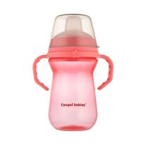 Неразливаща се чаша Canpol babies, FirstCup, 250 мл., 6м+, розова