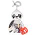 Сензорна мека играчка с дрънкалка и клипс Canpol babies, BabiesBoo SLOTH