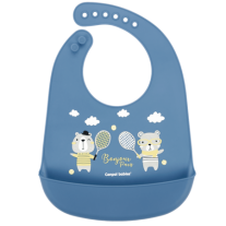 Силиконов лигавник с джоб Canpol babies, BONJOUR PARIS