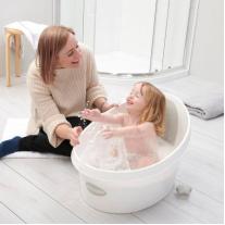 Бебешка вана с клапа 12+ месеца Shnuggle - цвят Taupe 