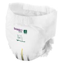 Eко пелени за еднократна употреба, тип тренировъчни / преходни гащи Bambo Nature Pants, размер 6, XXL, 18+ кг., 18 броя, хартиена опаковка