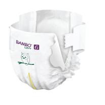 Еко пелени за еднократна употреба Bambo Nature, размер 6, XXL, 16+кг., 20 броя, хартиена опаковка