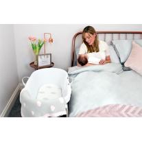 2в1 бебешки кош трансформиращ се в люлка Shnuggle Moses - цвят Taupe