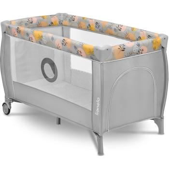 Сгъваема кошара на две нива Lionelo Stefi Plus Pink Yellow