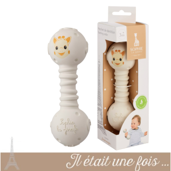 Дрънкалка и гризалка от 100% естествен каучук Sophie La Giraffe
