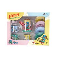 Метален сервиз за чай Micki Пипи Дългото Чорапче 