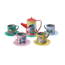 Метален сервиз за чай Micki Пипи Дългото Чорапче 