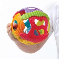 Разноцветна Топка Дрънкалка Playgro Shake Rattle and Roll Ball, 6м+