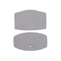 К-т възглавнички за стол за хранене Chipolino Tip Top, сиви