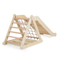 Детска дървена пързалка и триъгълник на Пиклер 2в1 Moni Toys