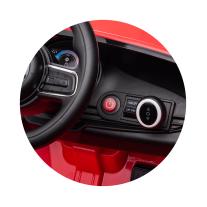 Детска лицензирана акумулаторна кола Chipolino Fiat 500 Червена
