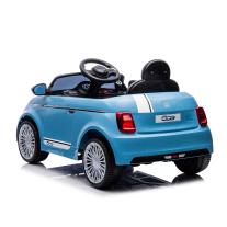 Детска лицензирана акумулаторна кола Chipolino Fiat 500 Синя