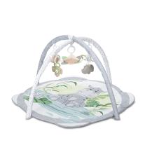 Активна гимнастика и тепих за игра Lorelli SAFARI FRIENDS Grey