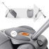 Куфар със седалка KinderKraft CABBY GREY