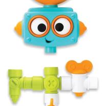 Играчка за баня, Infantino, Робот водопроводчик, 16 части