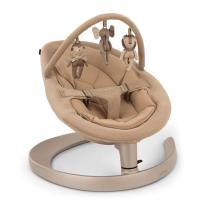 Шезлонг Nuna Leaf Grow Teddy + дъга с играчки