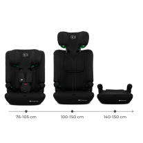 Стол за кола Kinderkraft I-COMFY i-Size Black