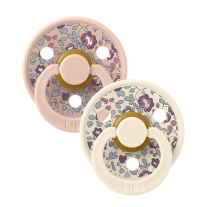 БИБЕРОНИ COLOUR, ELOISE BLUSH MIX, 0-6 МЕСЕЦА BIBS X LIBERTY