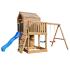 Голяма Детска Дървена Къщичка GINGER HOME за Двор, 250×150×267 см